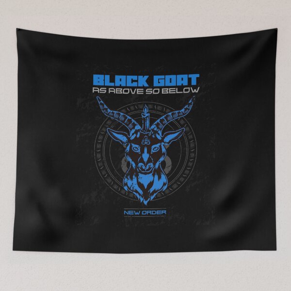Item preview, BLACK GOAT AS ABOVE SO BELOW | NEW ORDER designed and sold by AladdinMktgs.
