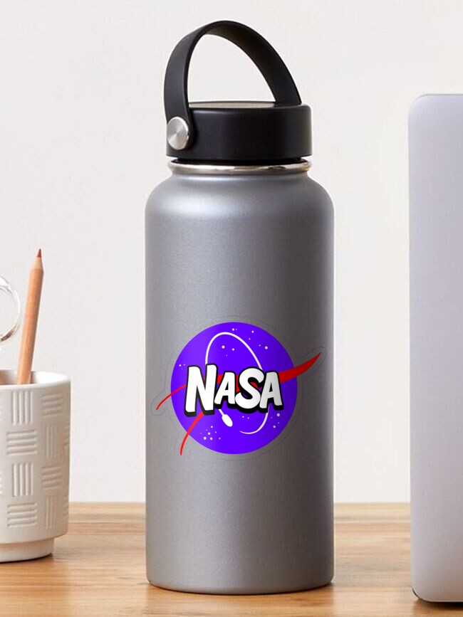 Cartoon NASA Logo Sticker for Sale by AeroMechanical