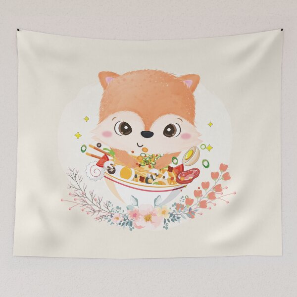 Item preview, Fox Leaves Ramen - Cut Fox Think Ramen. Fantastic Mr Fox Classic !! designed and sold by SoffyLee586.