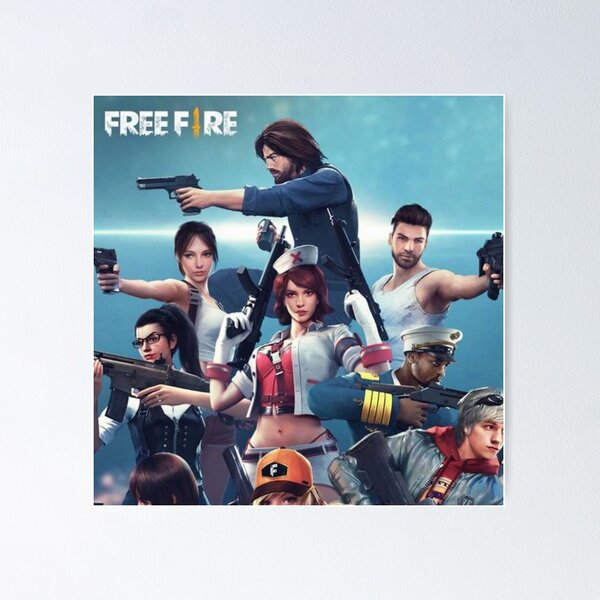 FREE FIRE  Poster for Sale by poppygiftshopa