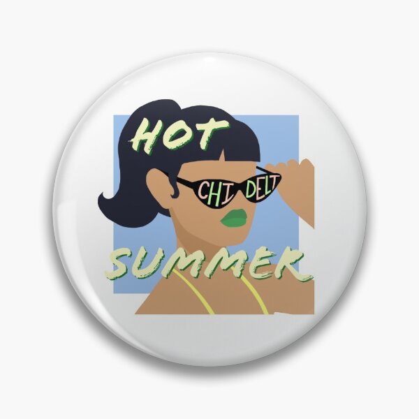 Item preview, Hot Chi Delt Summer designed and sold by ChiDeltaMerch.