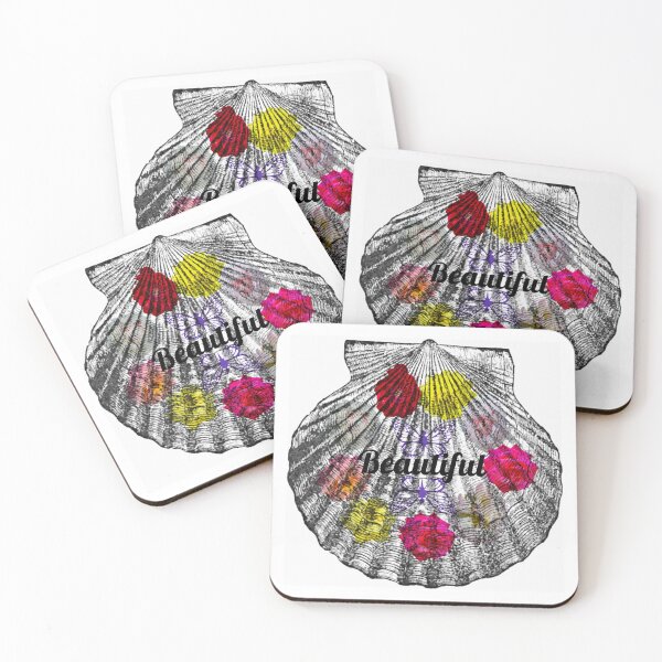 Item preview, Beautiful flowers under a shell designed and sold by DIBS2021.