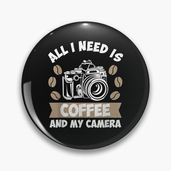 Item preview, All I Need Is Coffee And My Camera - Coffee Apparel designed and sold by begin-again.