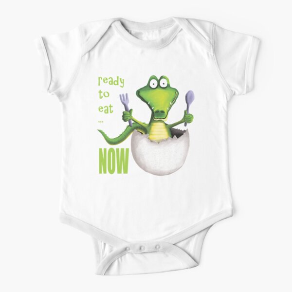 Ready To Eat NOW Short Sleeve Baby One-Piece