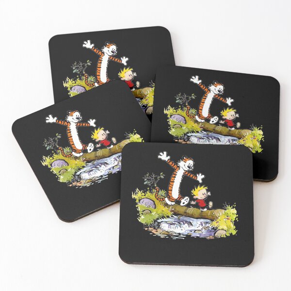 calvin and hobbes bill watterson Classic Coasters (Set of 4)