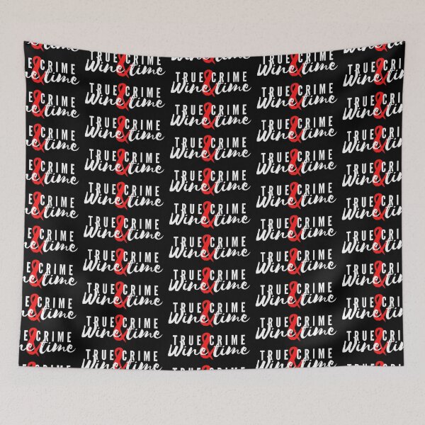 Item preview, True crime and wine time - Dark designed and sold by MotherOfBears.