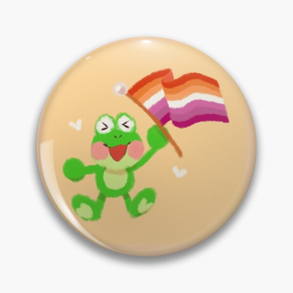 Item preview, Lesbian Pride Flag Frog! designed and sold by klf-shop.