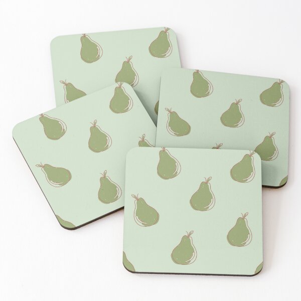 Item preview, sage green pear designed and sold by peachyasho.