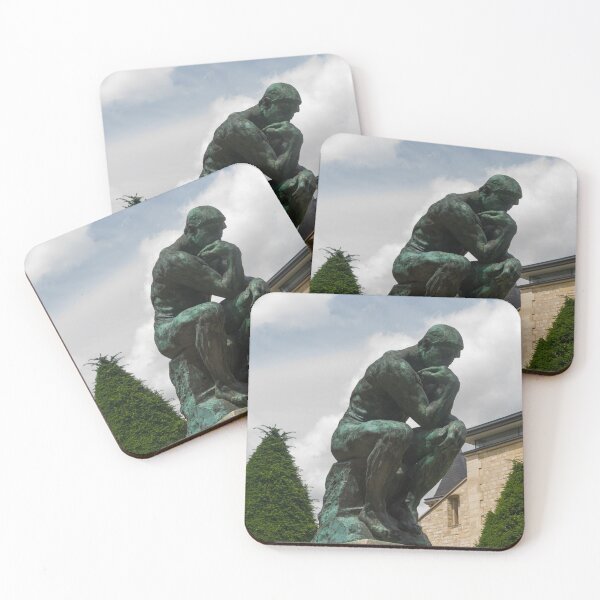 Item preview, Photo of the bronze sculpture The Thinker, by Auguste Rodin,  designed and sold by Brasilia.