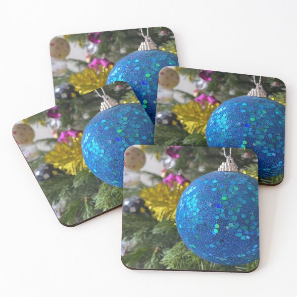 Item preview, Blue Christmas Bauble designed and sold by Sinemathk.