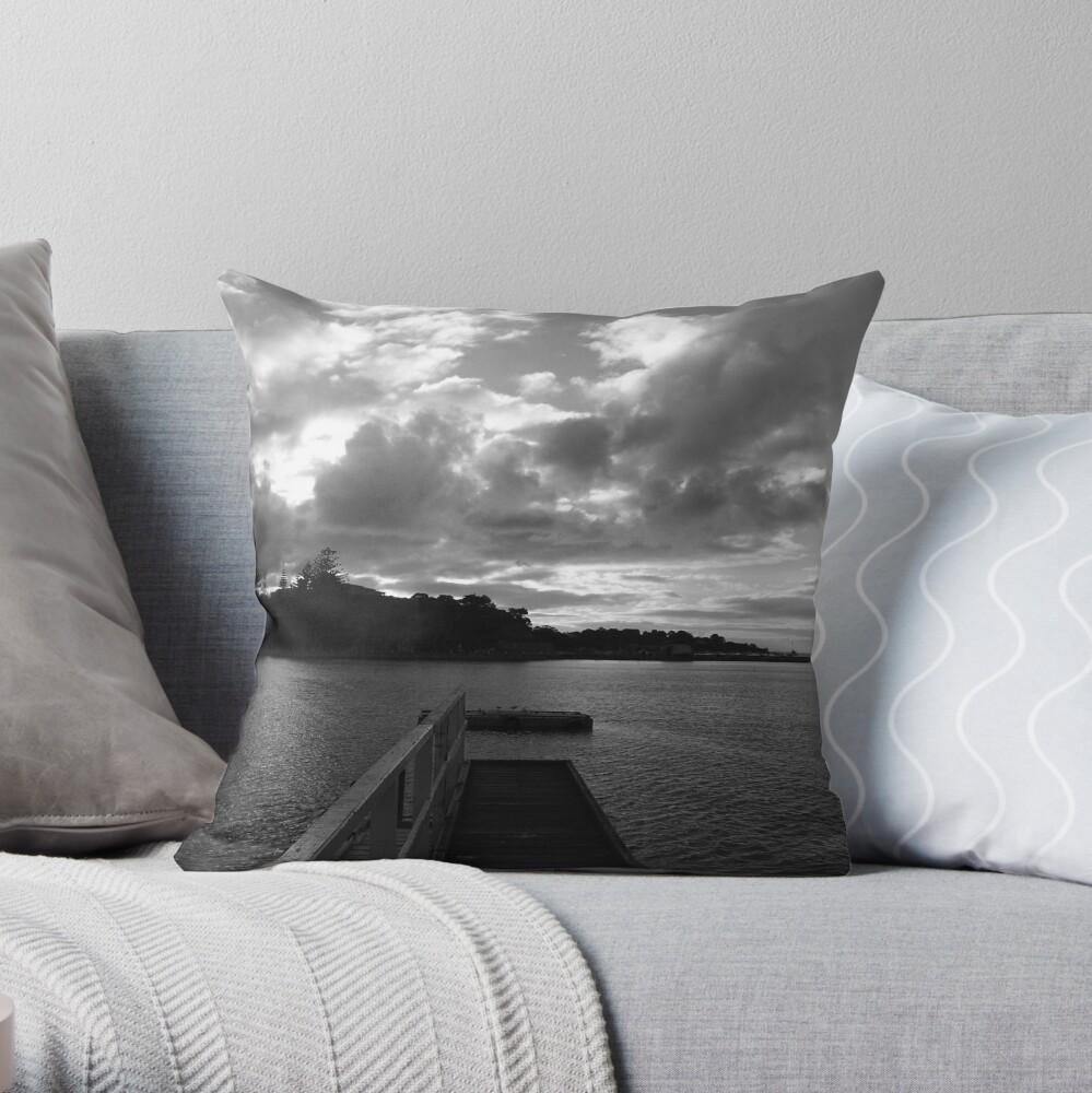 Sorrento Sunset Throw Pillow