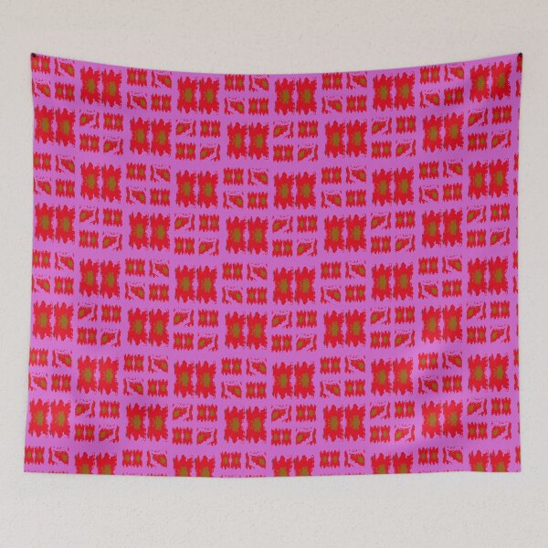 Item preview, Pink devil flowers designed and sold by Bitterartbaby.