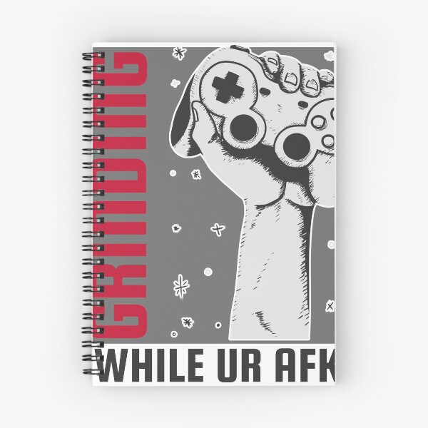 Item preview, Grinding While UR AFK designed and sold by EBorch.