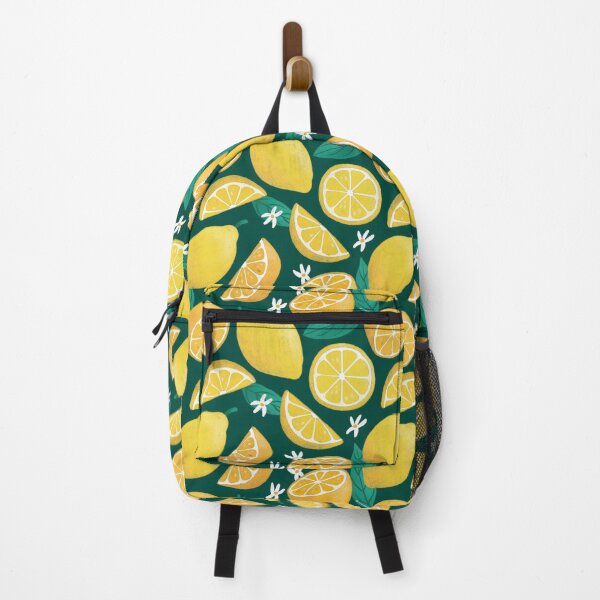 Item preview, Zesty Lemons Pattern - Dark Green Palette designed and sold by CircusCreative.