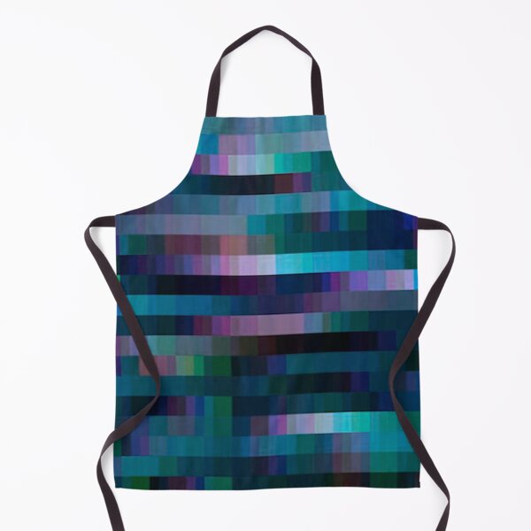 Item preview, Geometric square blue tones pattern design designed and sold by Cyber-Spider.