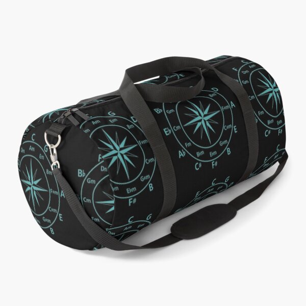 Item preview, Circle of Fifths Compass Style Teal Blue designed and sold by nightsworthy.