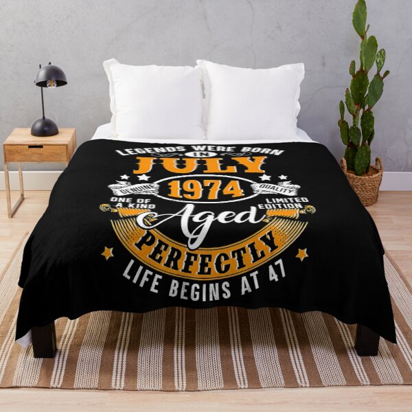Item preview, Legends Were Born In July 1974 Classic 47th Birthday Gift designed and sold by BegayStore.
