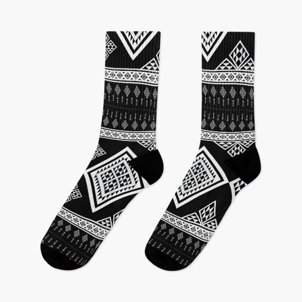 Item preview, black white ethnic pattern designed and sold by Kriengkrai Meechai.