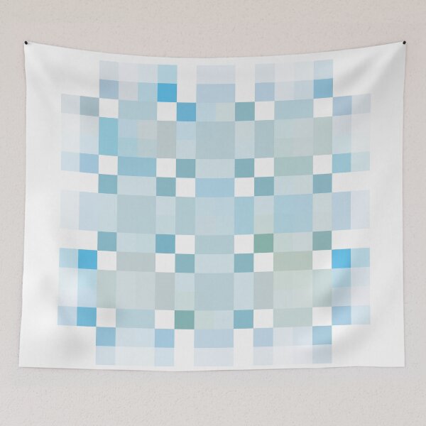 Item preview, Pale Blue Checks designed and sold by Betty Mackey.