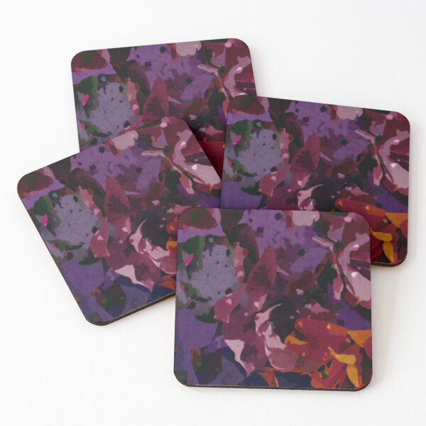 Item preview, Archival Flowers - Purple, Pink, Copper Abstract designed and sold by TheSplitWindow.