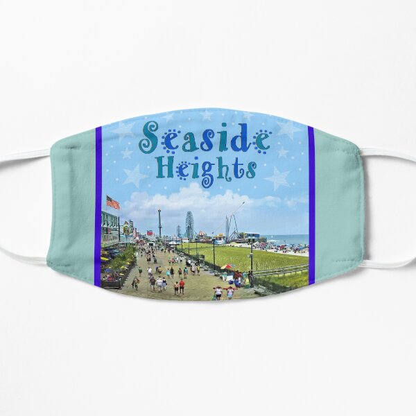 Seaside Heights NJ Flat Mask