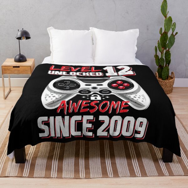 Item preview, Level 12 Unlocked Awesome 2009 Video Game 12th Birthday designed and sold by BegayStore.