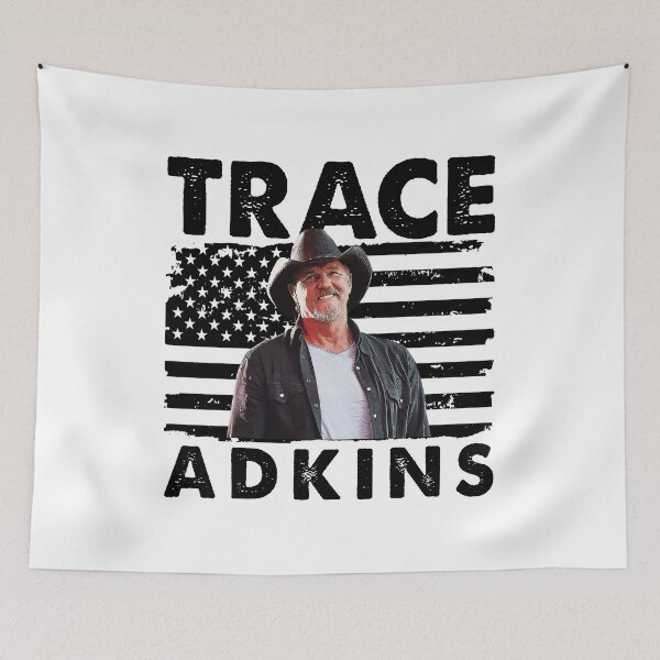 Item preview, Retro American Flag Trace Adkins Music Gift designed and sold by peterbalazs.