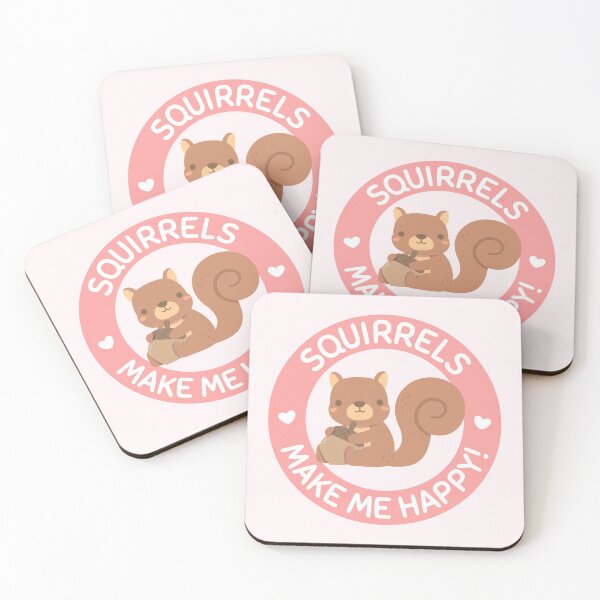 Item preview, Squirrels Make Me Happy designed and sold by rustydoodle.