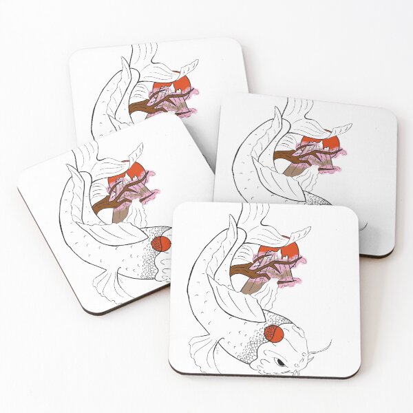 Item preview, Koi with Mountains designed and sold by deekateart.