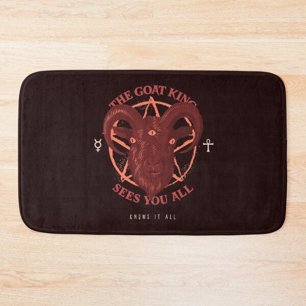 Item preview, THE GOAT KING SEES YOU ALL | KNOWS IT ALL designed and sold by AladdinMktgs.
