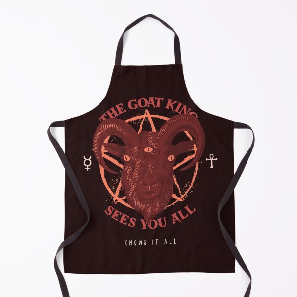 Item preview, THE GOAT KING SEES YOU ALL | KNOWS IT ALL designed and sold by AladdinMktgs.