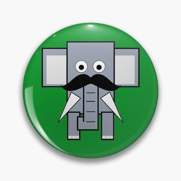 Item preview, Elephant Mustache Face designed and sold by Free Kill.