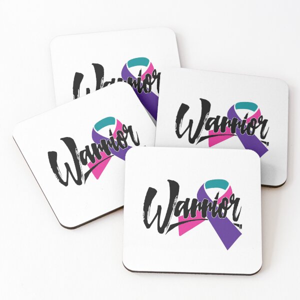 Item preview, Warrior with Thyroid Ribbon  designed and sold by ThyroidFighter.
