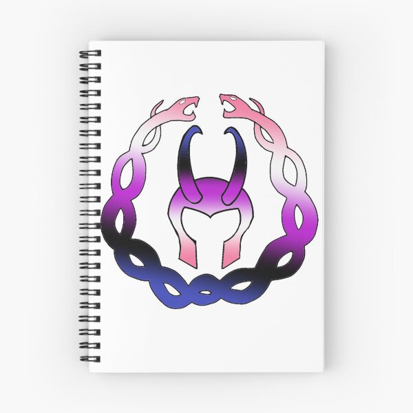 Artikelvorschau, Norse Gods Symbols Trickster Gender Fluid entworfen und verkauft von Fandom-Finesse.