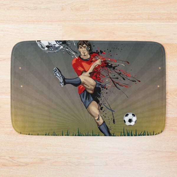 Item preview, Football Player Kicking the ball - Football designed and sold by cravingmart.