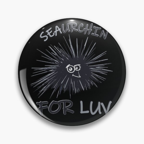 Item preview, Sea urchin searching for love (on black) designed and sold by Groenendijk.