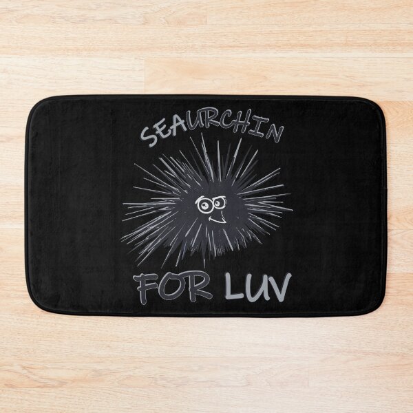 Item preview, Sea urchin searching for love (on black) designed and sold by Groenendijk.