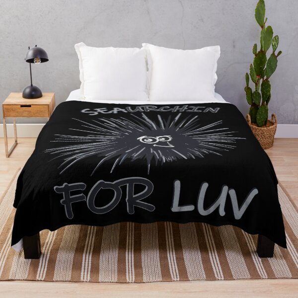 Item preview, Sea urchin searching for love (on black) designed and sold by Groenendijk.