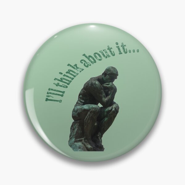 Item preview, I'll think about it... The Thinker, Rodin designed and sold by Brasilia.