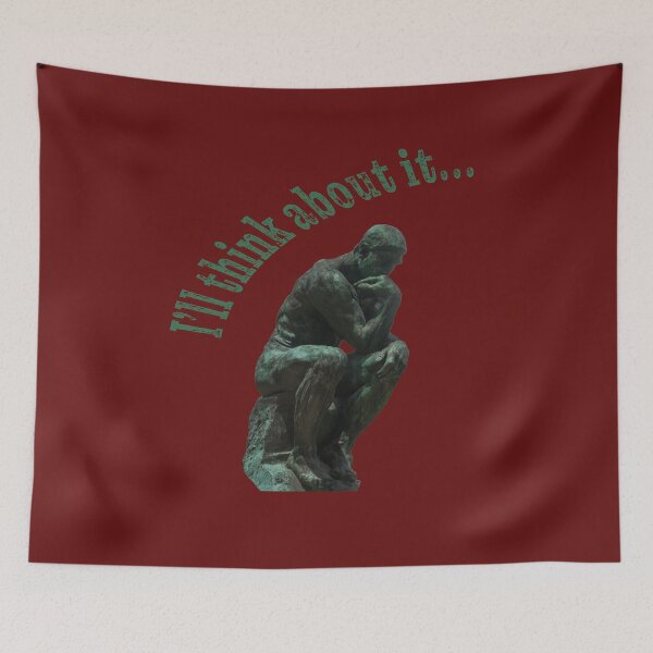 Item preview, I'll think about it... The Thinker, Rodin designed and sold by Brasilia.