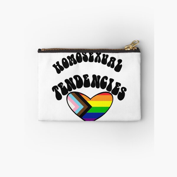 Item preview, Homosexual Tendencies with LGBTQ2+ flag  designed and sold by Kailey Allen.