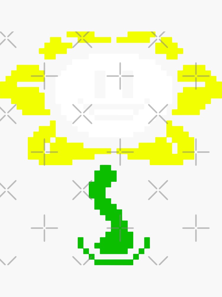 "Flowey Undertale Sprite Flower Undertale Male Medium Royal Blue