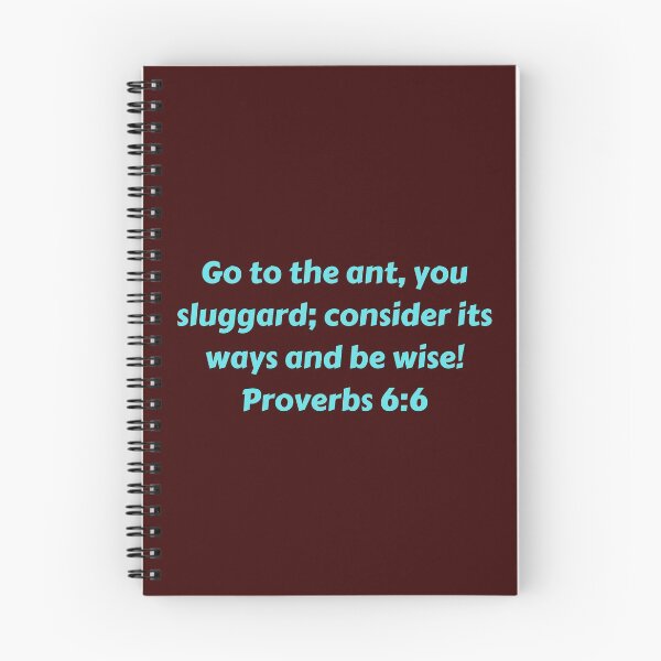 Artikelvorschau, Bible Verse Proverbs 6:6 entworfen und verkauft von Prayingwarrior.