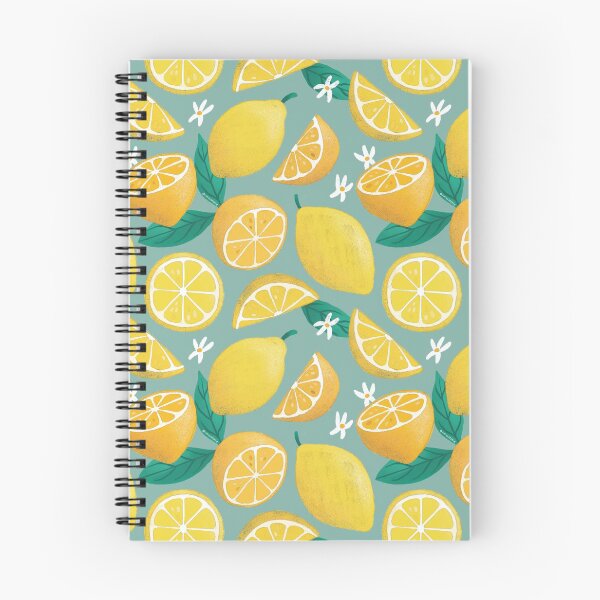 Item preview, Zesty Lemons Pattern - Teal Background designed and sold by CircusCreative.