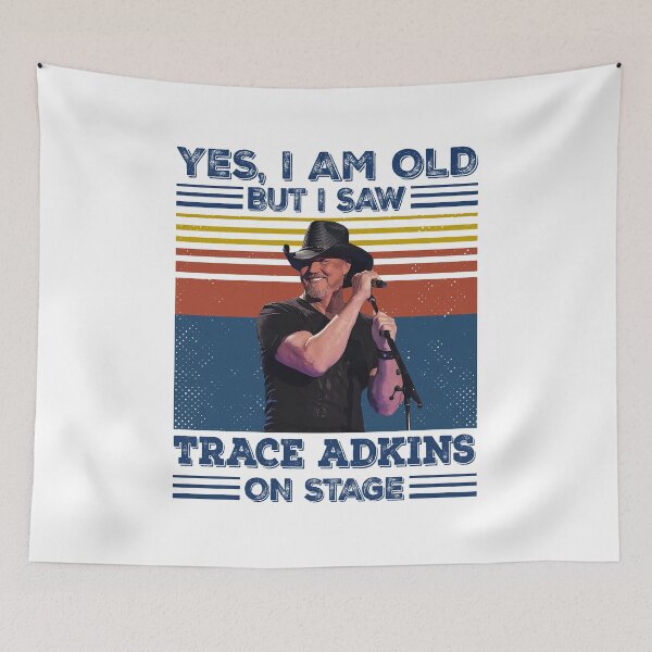 Item preview, Retro Yes I'm Old But I Saw Trace Adkins On Stage designed and sold by peterbalazs.