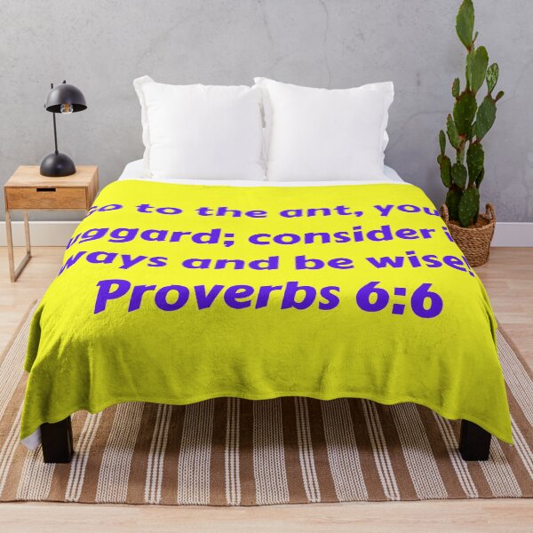 Item preview, Bible Verse Proverbs 6:6 designed and sold by Prayingwarrior.