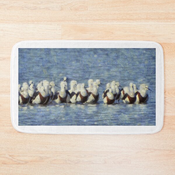 Item preview, Banded Stilts in a salt lake near Mortlake Victoria Australia designed and sold by Sergey Ovchinnikov.