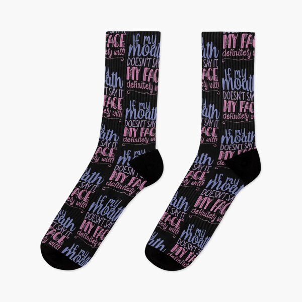 Item preview, If My Mouth Doesnt Say It | Blue and Pink Text Womens Funny designed and sold by Estrytee.