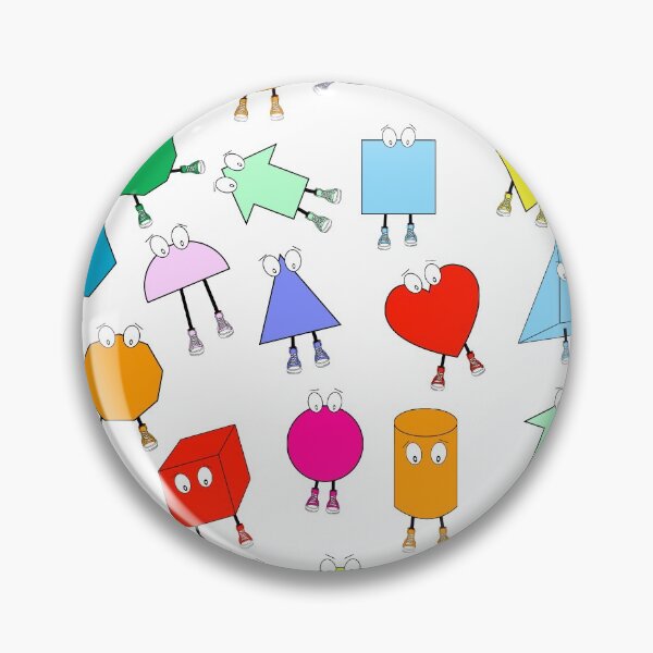Item preview, Colorful 2D & 3D Geometric Shapes Pattern for Kids designed and sold by idovedesign.