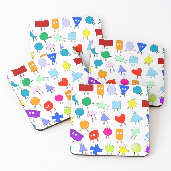 Item preview, Colorful 2D & 3D Geometric Shapes Pattern for Kids designed and sold by idovedesign.